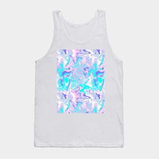 Magical Girl Marble - Digital Paint Spill Tank Top